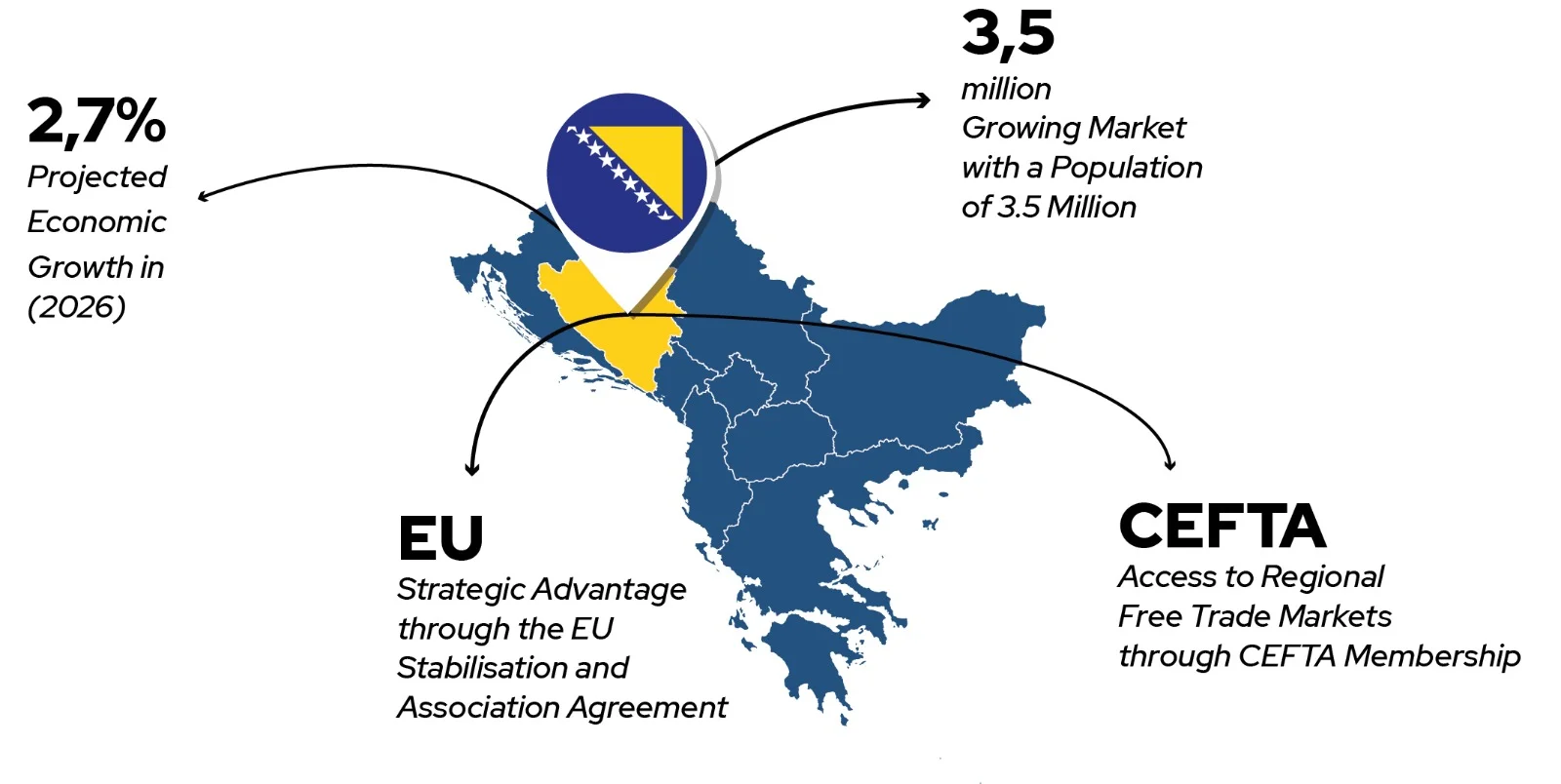 Bosnia and Herzegovina Map