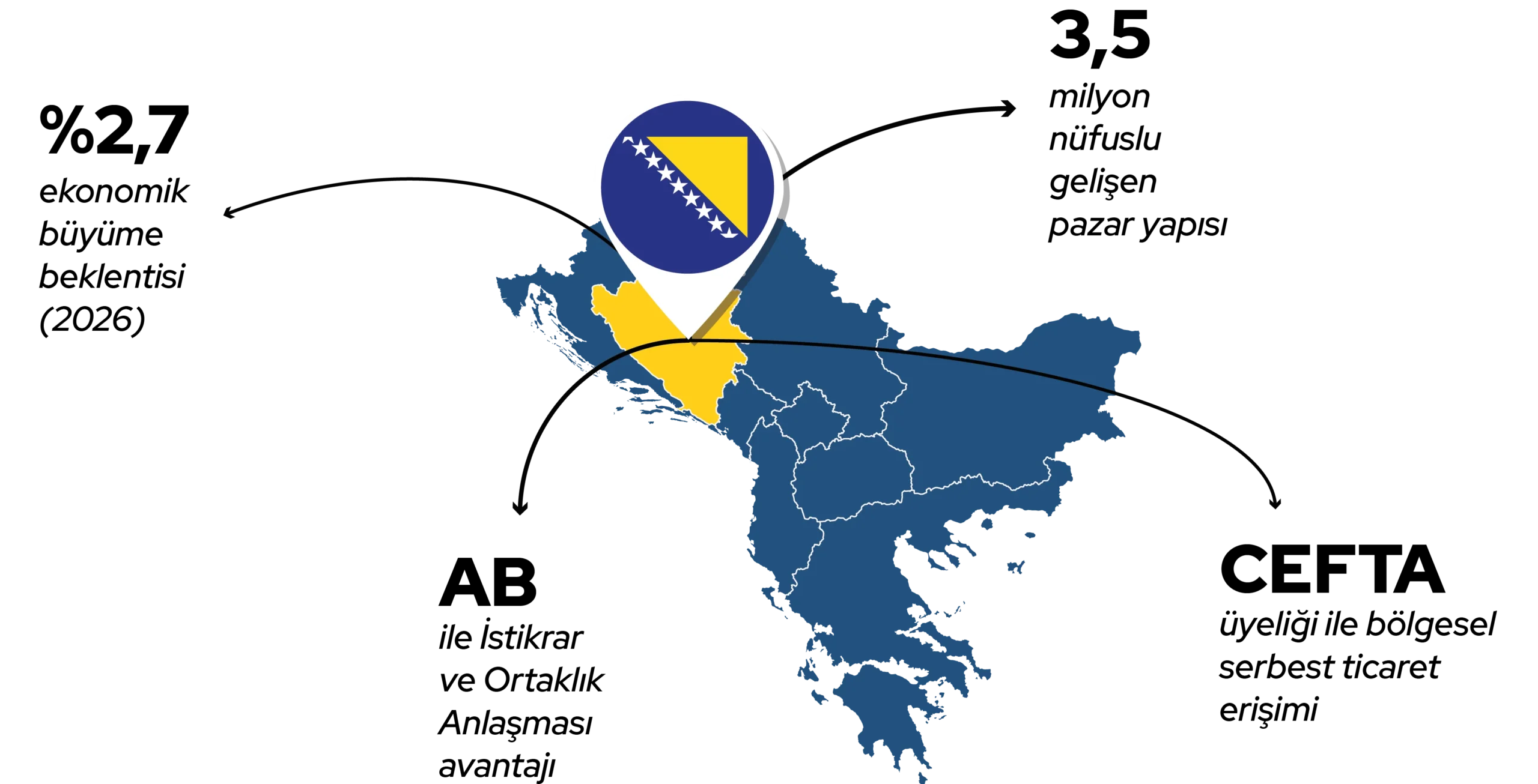 Bosna Hersek Haritası